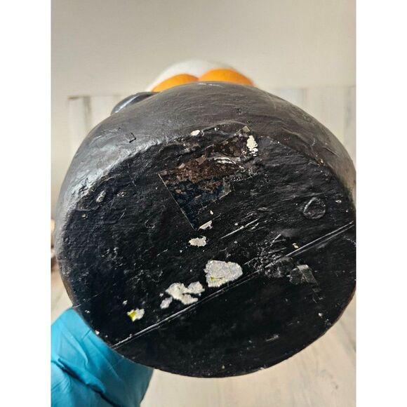 Halloween cat ghost candy bowl totem jack-o'-lantern pumpkin unique vintage deco - Picture 9 of 10